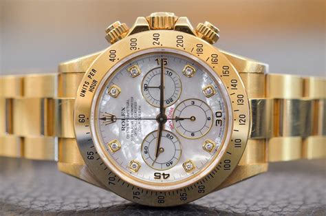 daytona oro bianco quadrante madreperla oro giallo|Rolex Daytona Oro giallo .